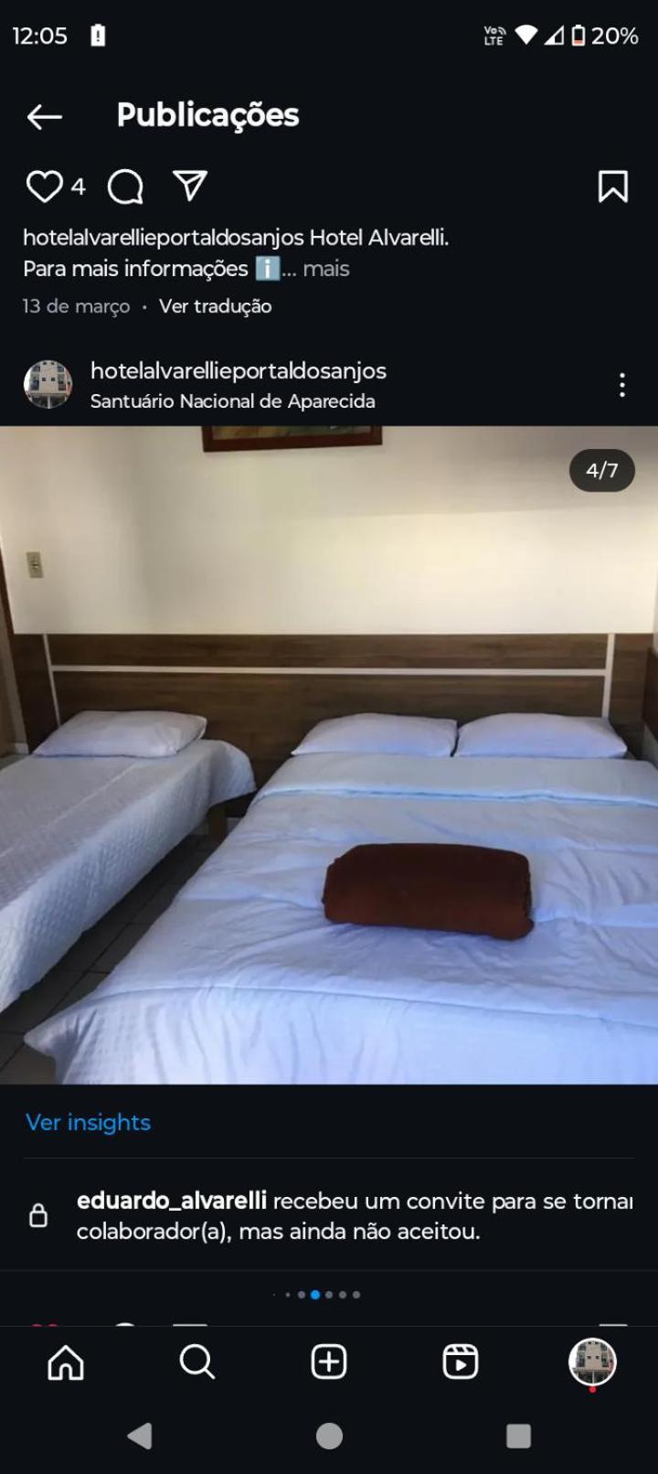 Hotel Portal Dos Anjos Aparecida  Dış mekan fotoğraf