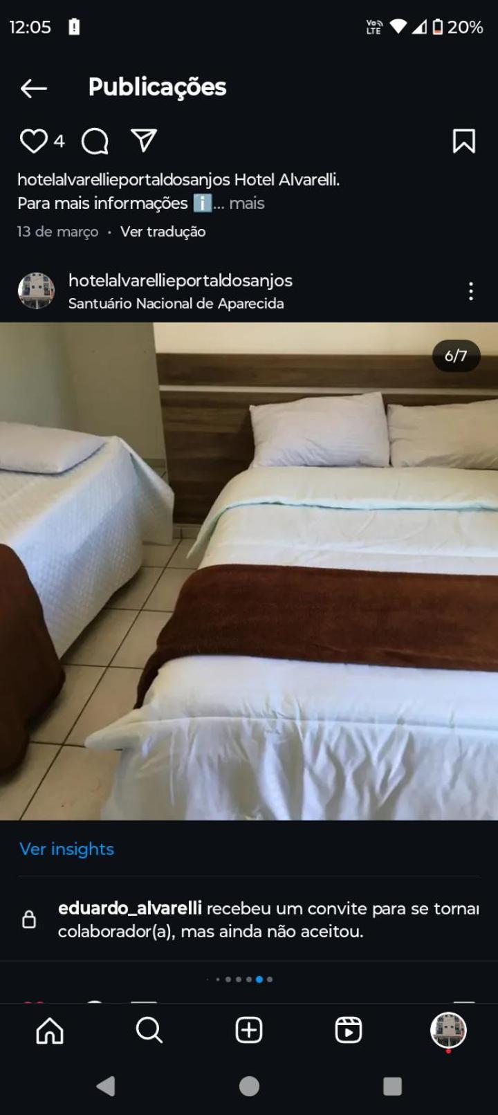 Hotel Portal Dos Anjos Aparecida  Dış mekan fotoğraf
