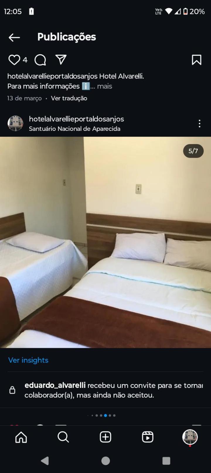 Hotel Portal Dos Anjos Aparecida  Dış mekan fotoğraf