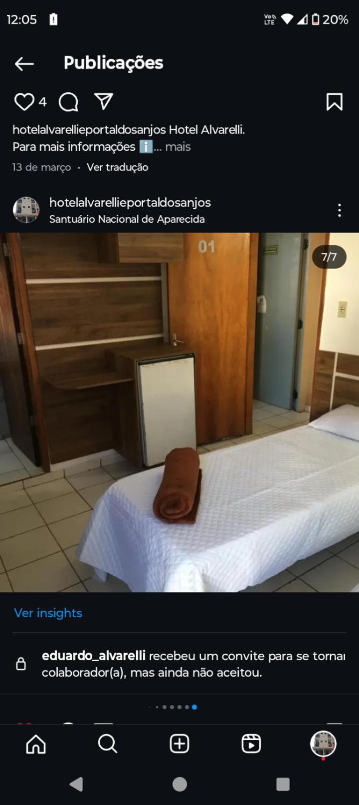 Hotel Portal Dos Anjos Aparecida  Dış mekan fotoğraf