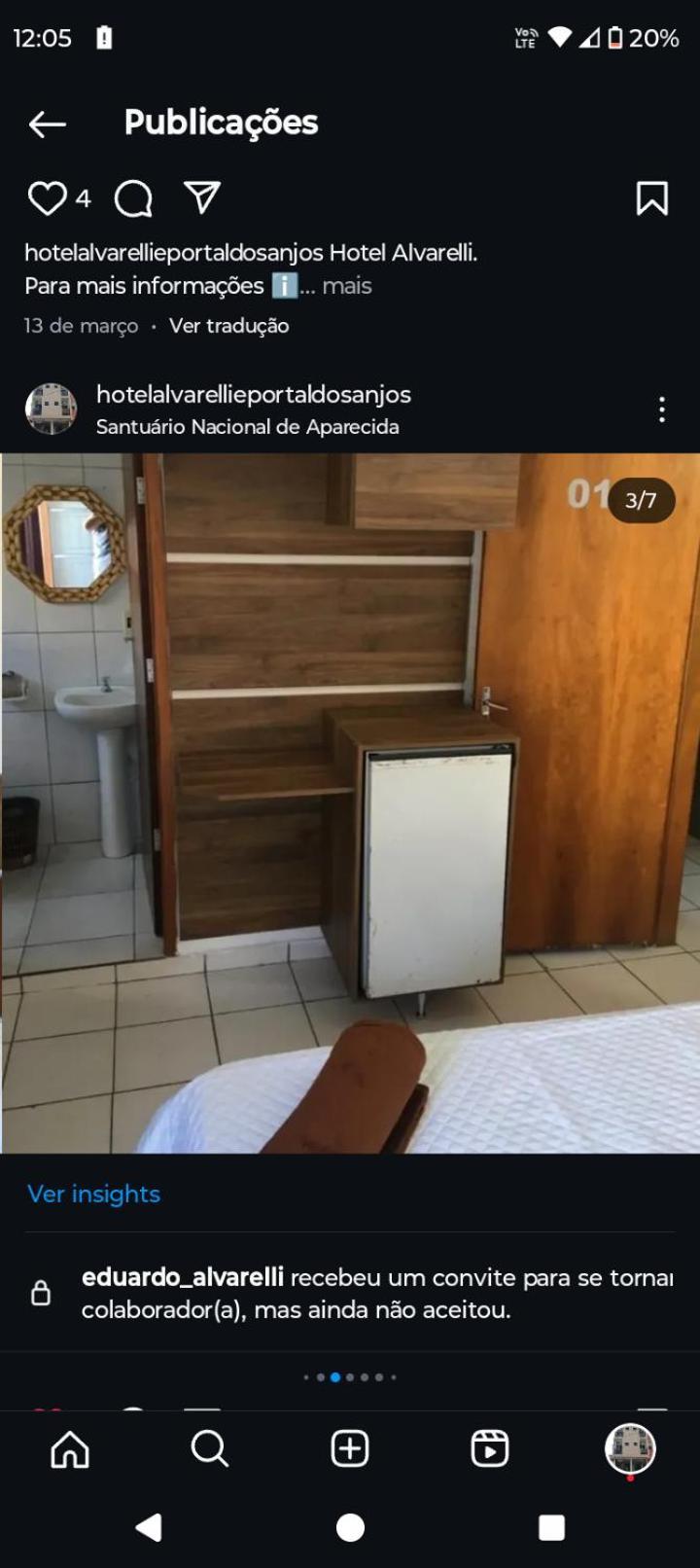 Hotel Portal Dos Anjos Aparecida  Dış mekan fotoğraf
